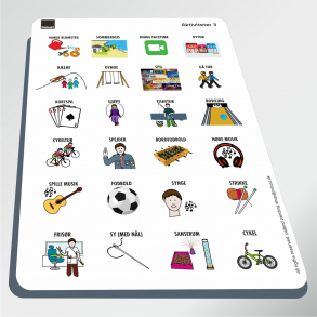 Aktiviteter 3 - Piktogram ark