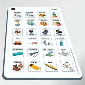 Camping- Piktogram ark