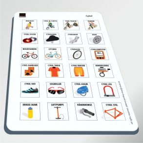 Cykel- Piktogram ark
