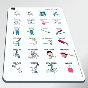 Drenge hygiejne 1 - Piktogram ark