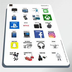 Elektronik 1 - Piktogram ark