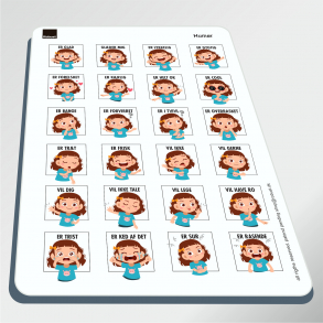 Humr Pige - Piktogram ark