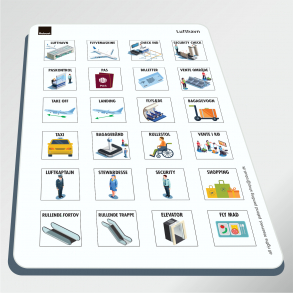 Lufthavn- Piktogram ark