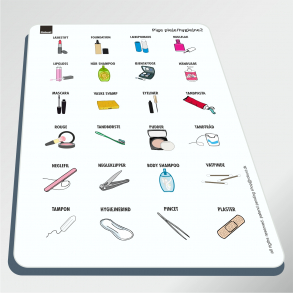 Pige hygiejne 2 - Piktogram ark