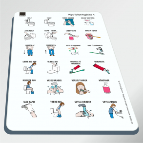 Pige hygiejne 4 - Piktogram ark