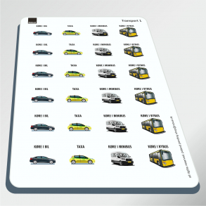 Transport 1 - Piktogram ark