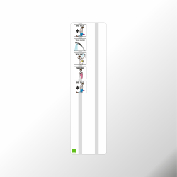 Montagefrise - dobbelt