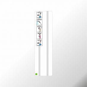 Montagefrise - dobbelt