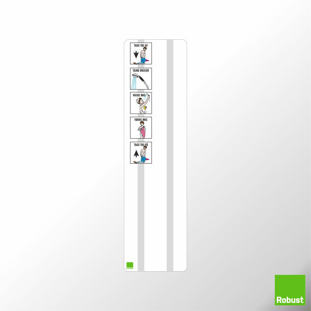 Montagefrise - dobbelt