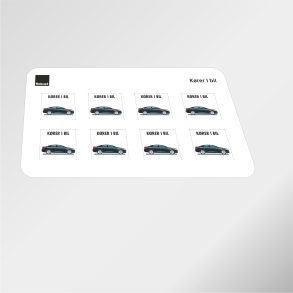 Kre i bil SOLO - Piktogram ark