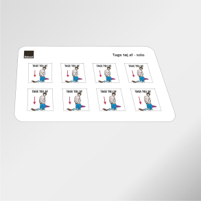 Tage tj af - Piktogram ark