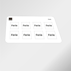 Ferie - Piktogram ark