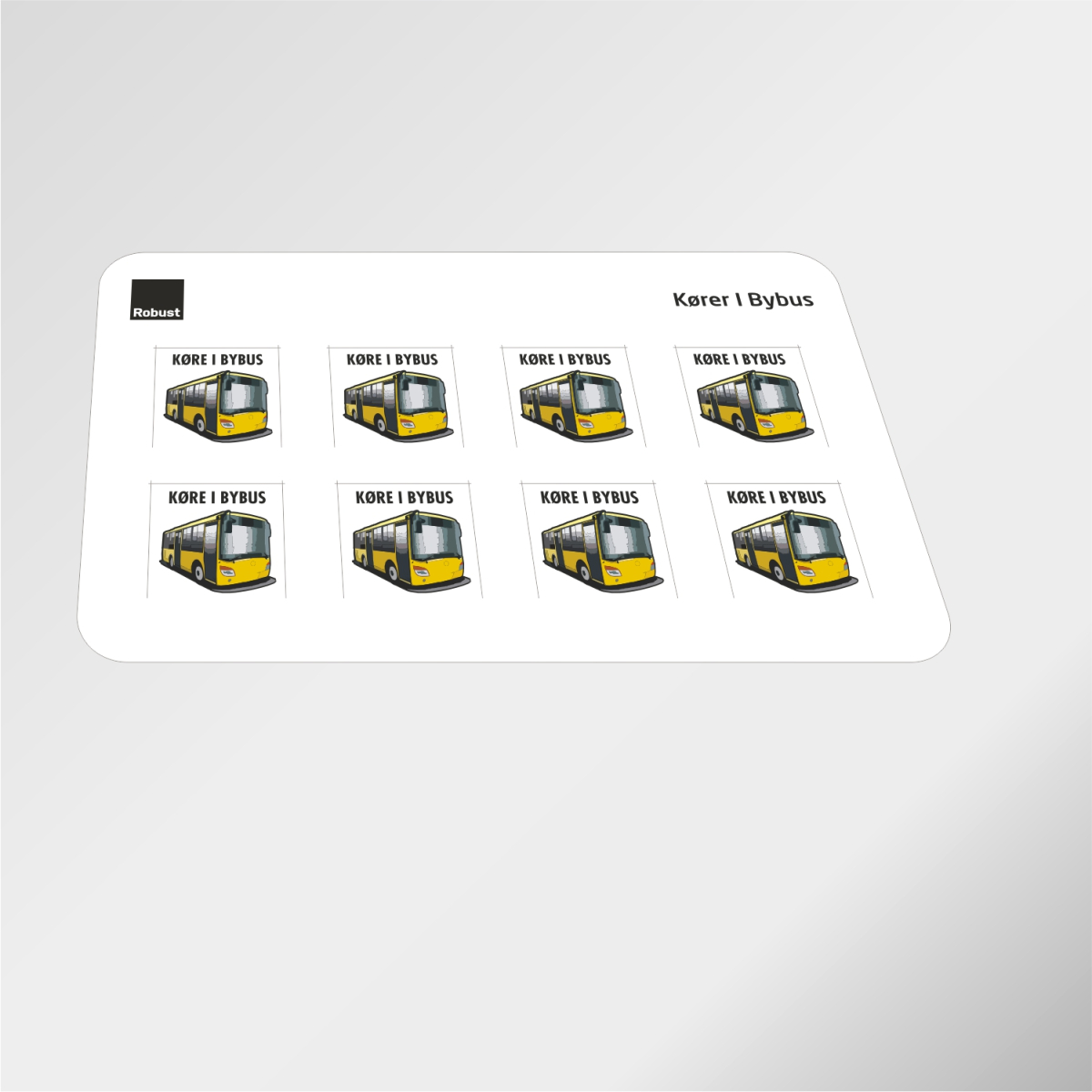 Kører i by bus Ark - Pictogram art lige til at bruge i en flipflap