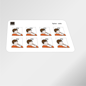 Spise - Piktogram ark