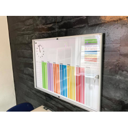 Plus tavle 90x60 cm. i lseramme