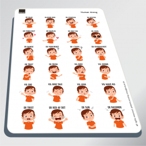 Humr Dreng - Piktogram ark